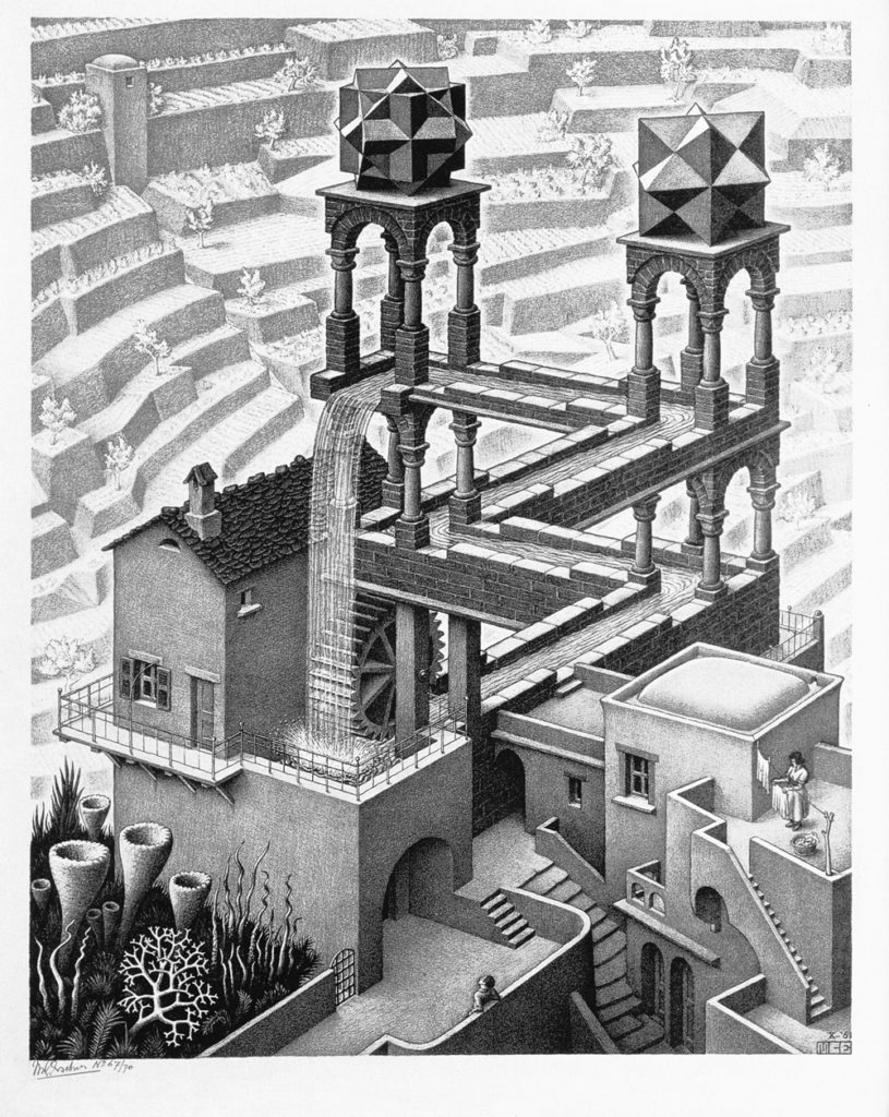 Escher la Mostra a Palazzo Ducale di Genova.