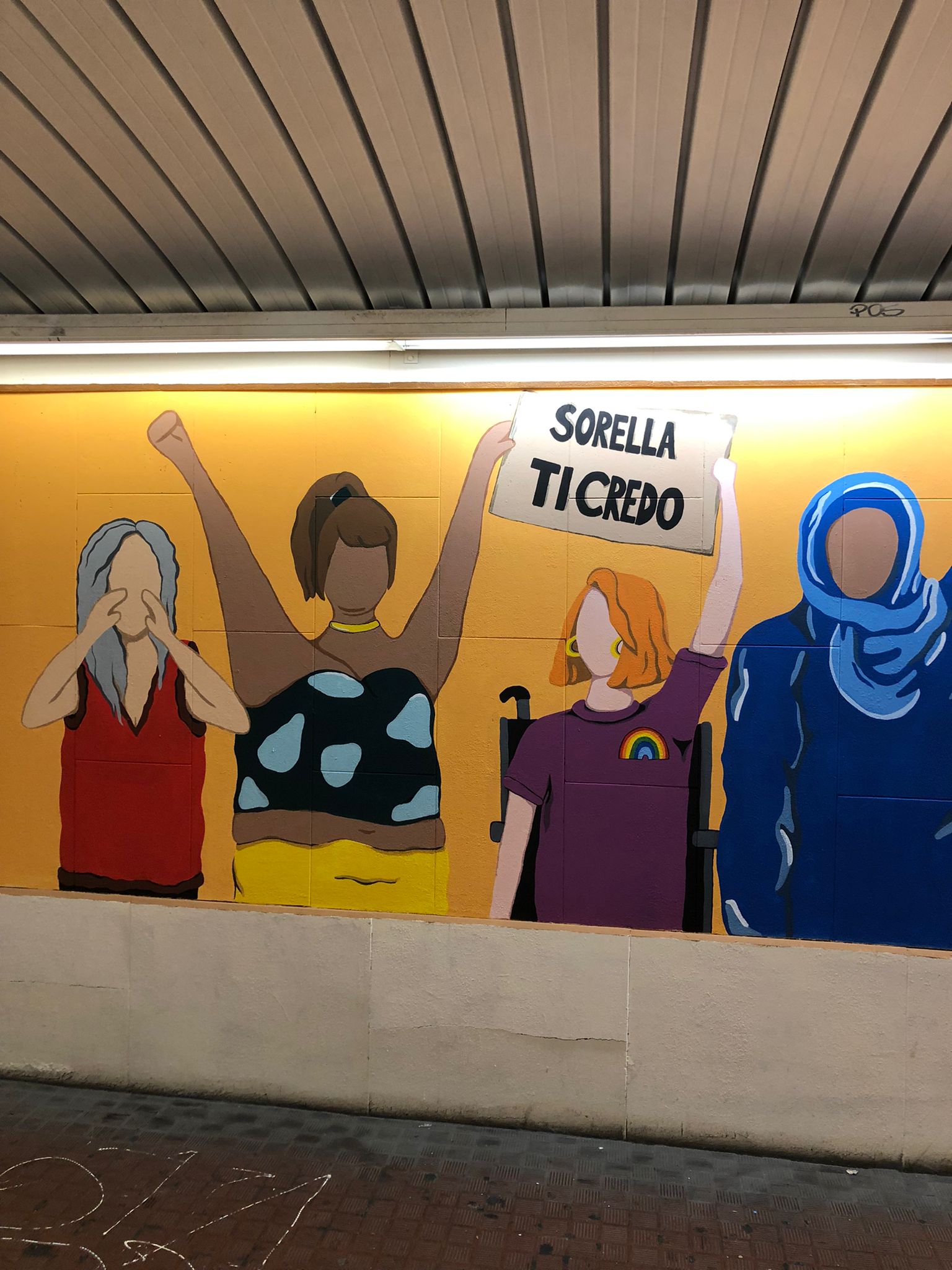 Murales femminista, Genova